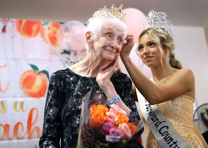 Joan Stang is crowned Silver Birch of Kokomo's Queen